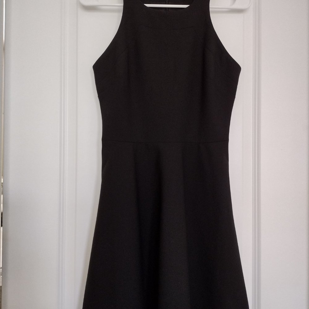 Elizabeth and James black Magdalena fit and flare racerback dress, size 4 - Picture 3 of 7